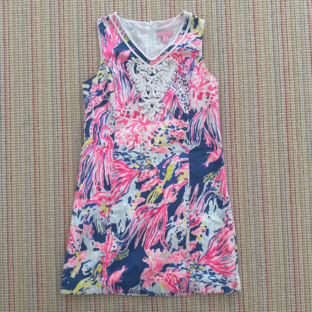Girls Lily Pulitzer shift dress size 14